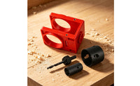 Door Lock Installation Kit with Wide Compatibility Door Lock Jig Comprehensive Hole Positioning Jig for Carpenters