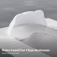 Squat Toilet Deflector Drill Installation Squatting Pan Splashing Guard Prevents Spillage Toilet Deflector for Children, Public Restrooms