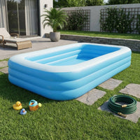 Rectangular Inflatable Swimming Pool Large Inflatable Pool Thickened Strong for Children
