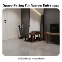 Space-Saving Narrow Shoe Rack Sturdy Construction Multi-Layer Shoe Shelf Easy Assembly Stackable Design for Apartment Dwellers, Homeowners, Entryway, Dorm Room, Hallway, Bedroom