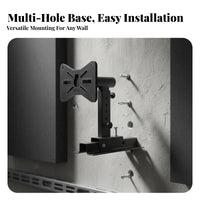 High Load Capacity Professional Speaker Wall Mount Solid Steel Construction Wall Mount Speaker Bracket Tilt and Swivel Easy Installation for DJs, Professionals, KTV, Stage, Studio, Home Theater