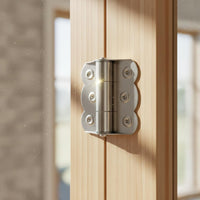 Stainless Steel Butterfly Coil Hinge Easy Installation Self-Closing Hinge for Screen Doors