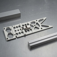 Repeatable Cuts Track Saw Guide Plate Perforated Right-Angle Cutting Guide Metal Track Saw System Angled
