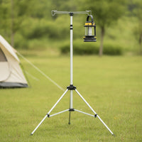 Height Adjustable Camping Lantern Stand with Tripod Portable Camping Lantern Stand Telescopic Foldable for Campers, Backpackers, Backyard, Patio