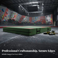 High Jump Landing Mat Impact Absorption Gymnastics Crash Mat Thickened Design Foldable Crash Pad for Gymnasts, Athletes, Climbing Gym, Dojo, Gymnasium