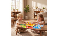 Memory Matching Board Screen Game Board with Flip-Hinged Tiles Exploratory-Style Game for Preschoolers, Kids, Playroom, Homeschool, Classroom