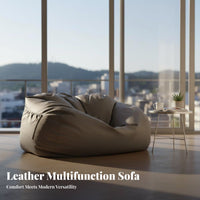 Oversized Teardrop Floor Lounger Giant Size adaptable Bean Bag Chair Relaxing Comfort Indoor Seating Full physique Support for Students, home enthusiasts, Balcony, Living Room, Lounge Area, perusing alcove