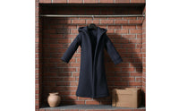 1/18 Doll Trench Coat Small Scale 3.75 Inch BJD Coat Handmade Action Figure Outfit for Collectors, Display
