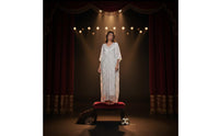 Sequins Beaded Kaftan Glittering Sequins Glitter Mesh Overlay Dress Draping Silhouette Embellished Maxi Dress for Evening Event, Party