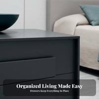 Minimalist Design Bedside Storage Cabinet Modern aesthetic Shaped Nightstand Rounded Corners Home Furniture Easy Assembly for Apartment Dwellers, Homeowners, Interior Designers, Bedroom, Small Spaces, Living Room, Office