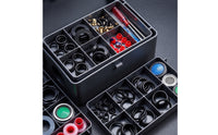 With Trays Three-Layer Repair Case Portable Compartment Box for Plumbers, Homeowners, Workshop
