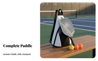 Pickleball Paddle Set Lightweight Pickleball Racket Kit Sports Equipment Guarded Paddle Border for Outdoor
