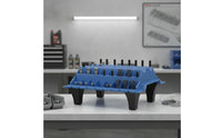 Engine Parts Organizer Time-Saving Engine Parts Tray Organizer Tray with Legs Long-Lasting Tool Heavy-Duty for Mechanics