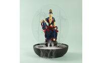 Resin Guanyin Figurine Meditative Guanyin Statue Sculpture Kwan Yin Figurine for Buddhists, Meditation Enthusiasts, Tea Room