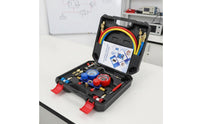 Gauge Set with Storage Case Accurate Gauge Set with Case Shock-Resistant Tool Kit for Air-Conditioning Service