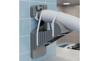 Swimming Piping Support Bracket with Clamp Gray Piping Support Bracket Heavy-Duty
