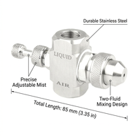 Install Fine Stainless Steel Spray Head, Adjustable Stainless Steel Misting Nozzle, Stainless Steel Spray Head Adjustable