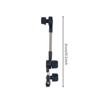 Metal Coil Umbrella Clamp Holder Long Support 360 Degree Umbrella Clamp Rotating Outdoor Accessory Tube Mount