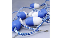 Pool Lane Rope with Buoy Markers Floating Pool Lane Rope with Floats Safety Buoy Line Long-Lasting Heavy-Duty for Training Pools