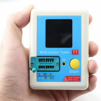 Transistor Meter Tester Rechargeable Electronic Component Tester with Color Display Handheld for Technicians, Prototyping