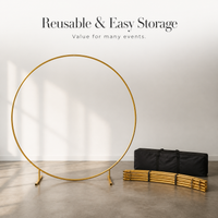 Round Metal Arch for Wedding & Party Decorations