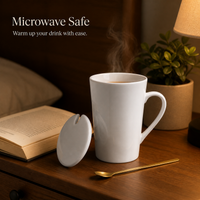 Minimalist Ceramic Constellation Mug with Lid and Spoon, 401-500ml