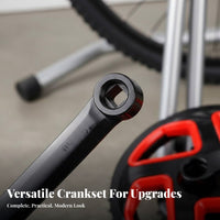 Mountain Bike Crankset Includes Chain Guard Triple Chain Loop Crankset 3 Speed Cycle Chainwheel High-Strength Carbon Steel