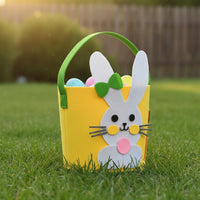 Textile Material Easter Rabbit Basket DIY Handmade Design Rabbit Easter Basket
