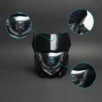 Motorcycle Headlight Assembly Aerodynamic Front Light Assembly Easy to Install