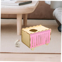 4 Pieces Pet Enclosure Tassel Curtain Provides Shelter for Hamsters, Guinea Pigs