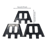 3 Pieces Surfboard Fin Alignment Plate Surfboard Fin Alignment Plate Angled Water Sports Gear