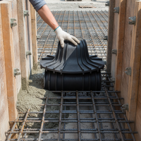 Steel Edge Back-Adhered Rubber Waterstop for Hydraulic Engineering
