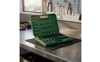20 Pieces 1/2 Drive Impact Socket Set Impact Socket Set with Case Portable Hardware for Home Mechanics