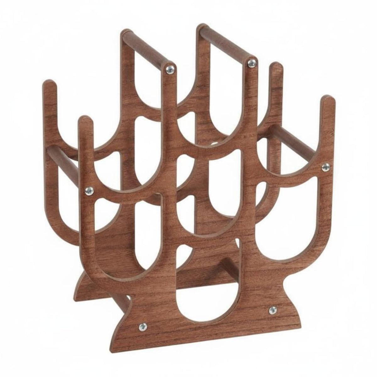 7-Bottle Beverage Rack Multi 3 layers Bottle Beverage Rack Freestanding Household Organizer for Bar