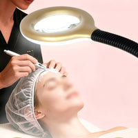 Facial Steamer with Magnifying Lamp Professional Standing Facial Steamer Beauty Equipment 2 in 1 Adjustable Height