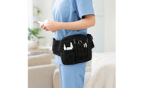 Nurse Fanny Pack with Chestpiece Holder Multi-Compartment Medical Waist Bag with Chestpiece Holder Hands Nurse Fanny Pack for Hospital Duties