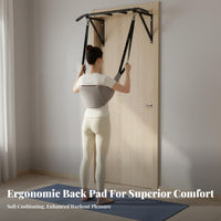 Adjustable Straps Hanging Back Stretcher Sling Inversion Table Substitute Hanging Back Stretcher Ergonomic Design Physical Rehabilitation Equipment Heavy Duty for Home, Gym