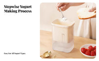 Ultra-Fine Mesh Greek Yogurt Strainer Easy to Clean Yogurt Strainer Includes Lid
