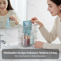 Countertop Organizer Space-Saving Small Wire Basket Easy Reach for Students