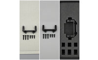 Metal RC Car Servo Bracket with Screws Long-Lasting RC Servo Fixed Bracket High-Strength Lightweight