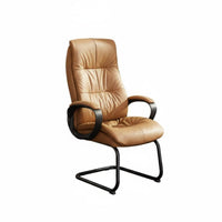 Reclining Function Cantilever Office Chair Sled Base Computer Seat Ergonomic High spine for managerials, Students, Adults, Conference Room, Working, Studying, Relaxing