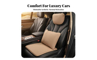 Non-Slip Vehicle Seat Mat Year-Round Perforated Seat Pad Universal Fit Automotive Accessory for Passengers, Office Workers, Car, Long Drives, Home