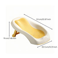 Baby Bath Support Foldable Baby Bath Seat Easy to Store Reclined for Newborn, Bathroom, Nursery