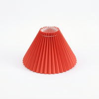 Easy to Install Tapered Pleated Lampshade Decorative E27 Pleated Shade Soft Textile Lampshade with Iron Frame Resilient for Homeowners, Bedrooms, Hotels, Pendant Lights