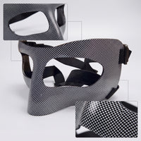 Checkered Safeguarding Face Mask Secure Nose Guard Face Mask Comfortable Safeguarding Nose Guard Non-Obstructive for Athletes