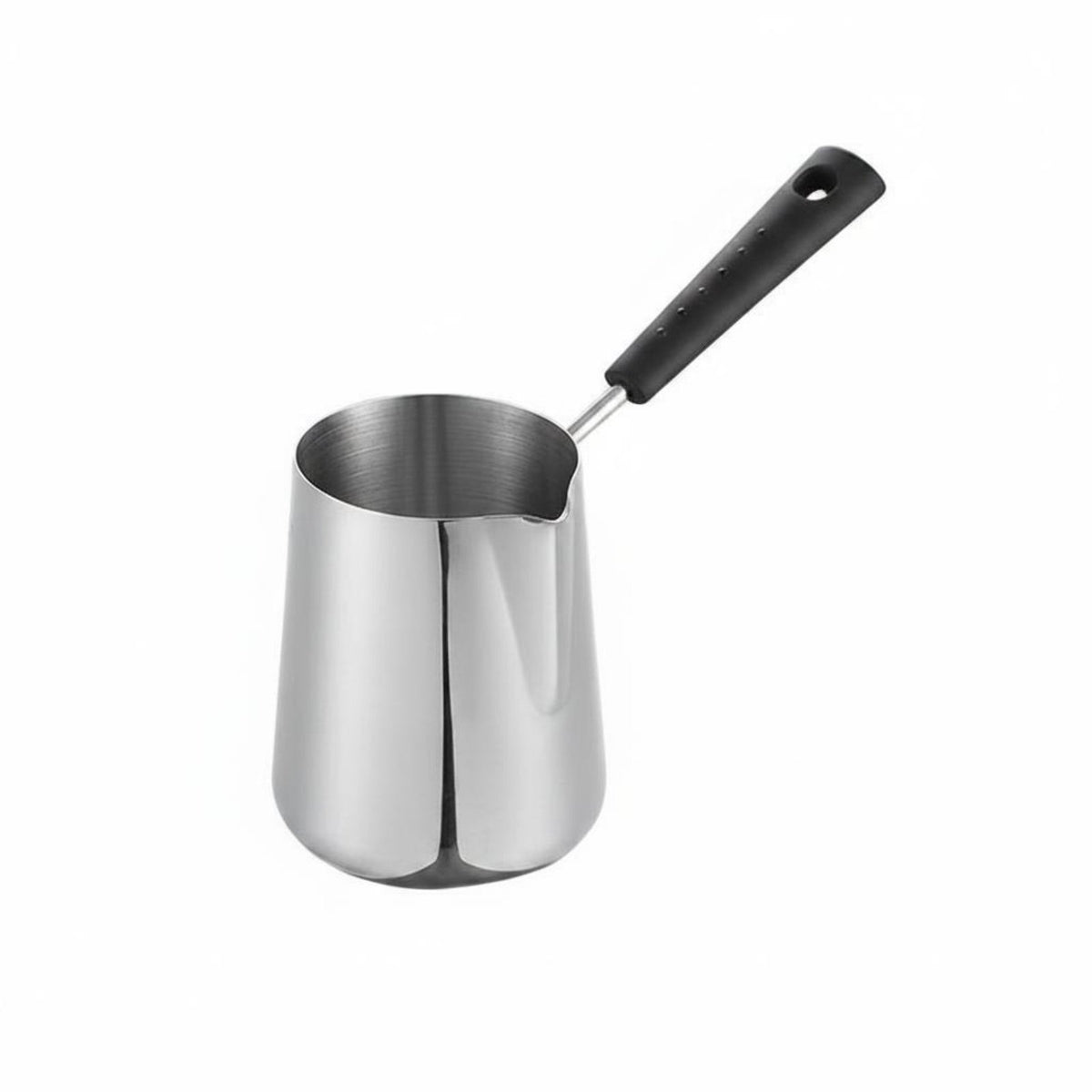 Milk Pot with Pouring Spout Polished Milk Pot Small Saucepan for Kitchen