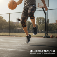 Adjustable Compression Knee Brace for Sports and Outdoor Activities