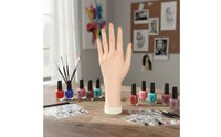 Nail Art Practice Hand Lifelike Nail Art Training Hand Versatile for Live Broadcasting