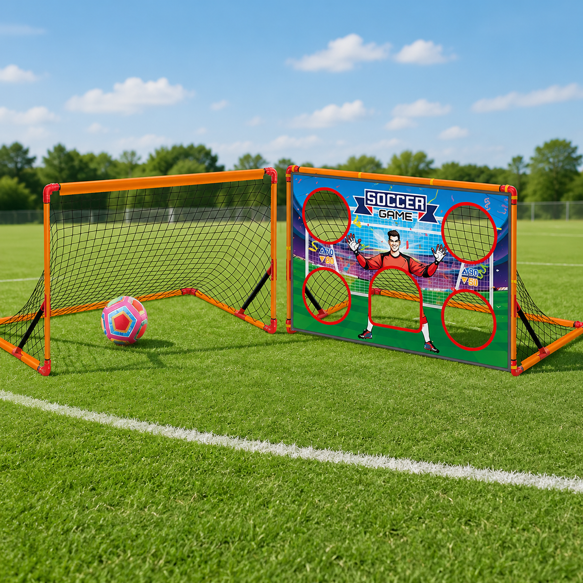 soccer goal set