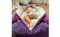 Full-Body Comfort Segmented Caterpillar Sleeping Bag Warm Padded Caterpillar Sleeping Bag Machine Washable for Nursery